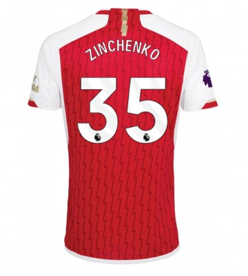 Arsenal Oleksandr Zinchenko #35 Hjemmebanetrøje 2023-24 Kort ærmer